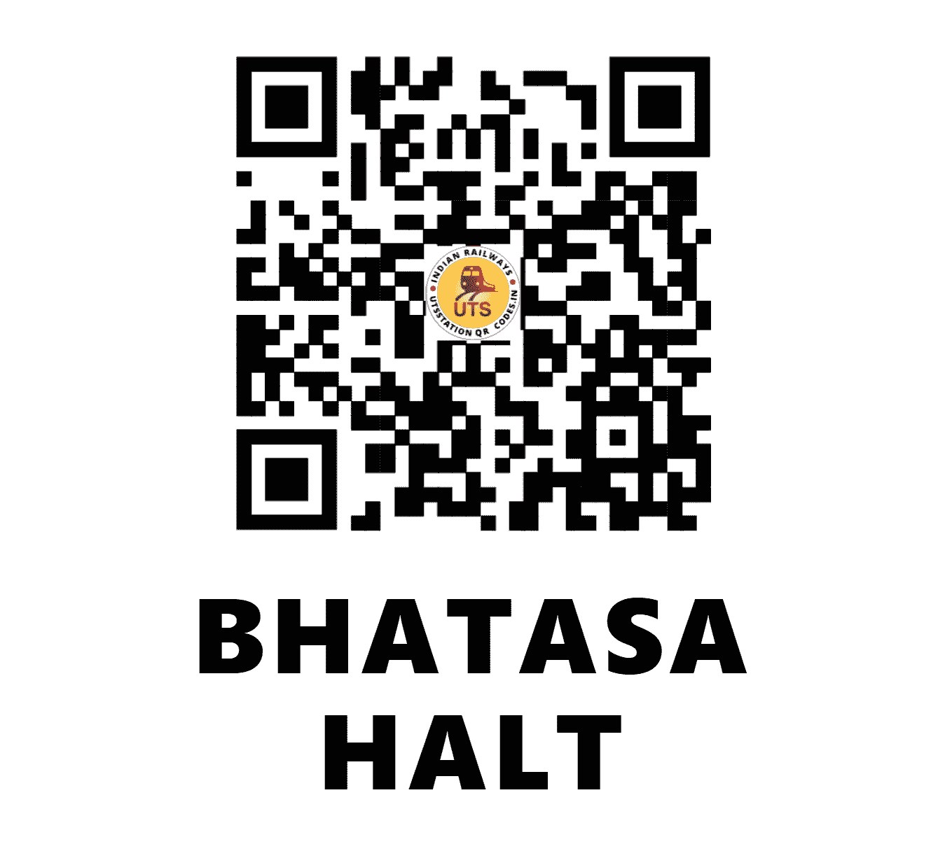 UTS QR Code for BHATASA HALT - BHTS (NE - UTTAR PRADESH)